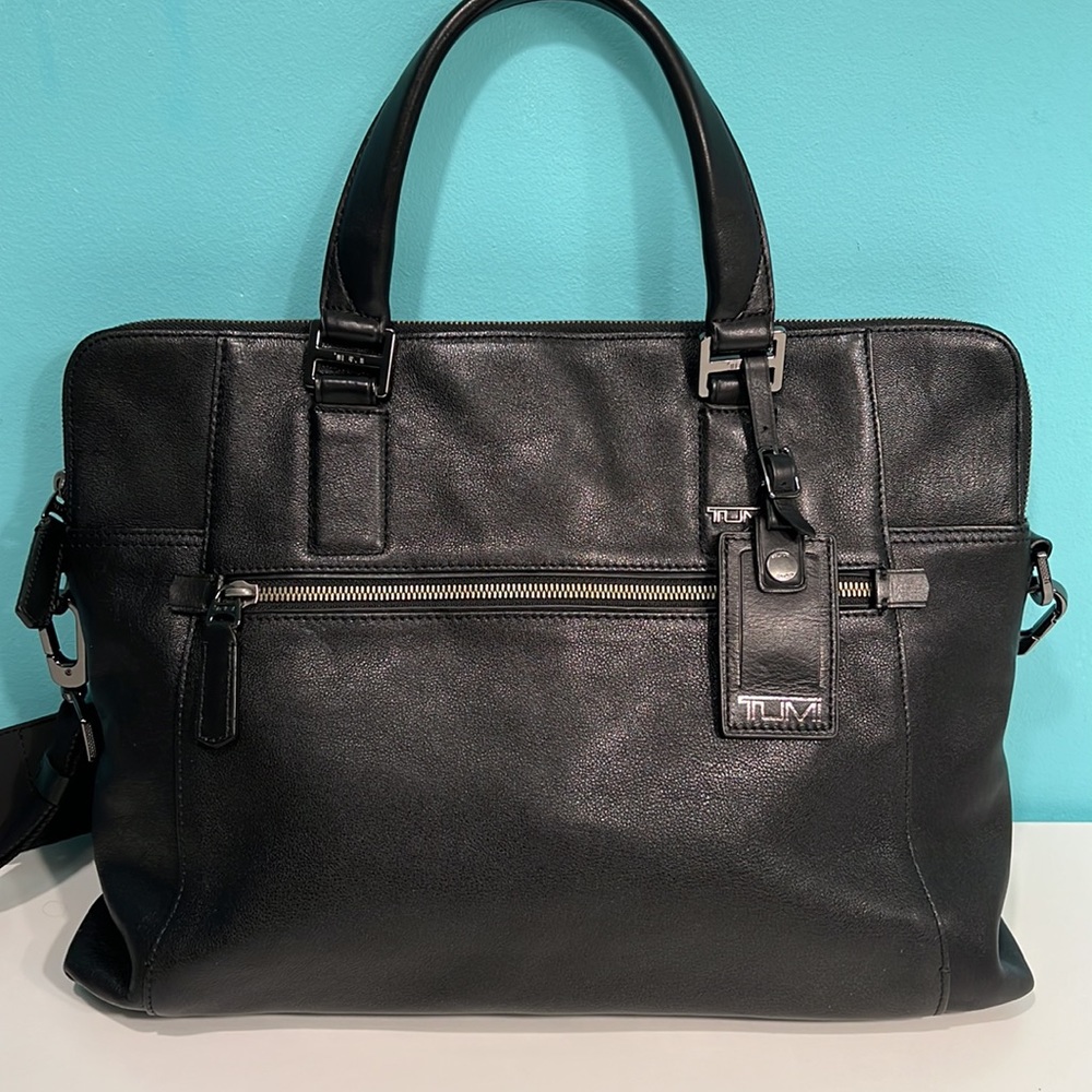 TUMI leather Briefcase